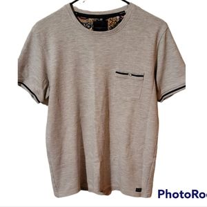 Denim&flower Ricky singn men's short sleeve shirt. Size medium